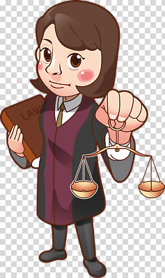 직업 사람 책 파일형식 법 캐릭터 저울 정의 공정 법전 법정 비즈니스 전문 공무원 여자 편집이미지 PNG