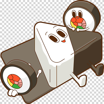 편집이미지 캐릭터 모션 자동차 놀이 밥 의인화 친구 유머 즐거움 주먹밥 PNG 먹거리 감정 음식 육상교통 관계 파일형식 교통수단 교통