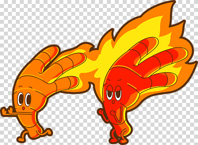 편집이미지 캐릭터 손 컬러 모션 불꽃 표정 빨간색 친구 달리기 노란색 귀여움 주황색 활발 즐거움 PNG 감정 컨셉 관계 불 신체부위 파일형식