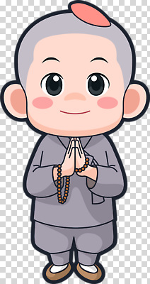 감정 종교 컨셉 모션 표정 사람 성직자 불교용품 파일형식 기도 미소 불교 어린이 목탁 평화 행복 기운 만세 승려 편집이미지 PNG