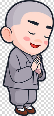 전통 감정 컨셉 사람 손짓 성직자 파일형식 승려 기도 평화 전통의상 행복 캐릭터 집중 어린이 손모으기 편집이미지 PNG