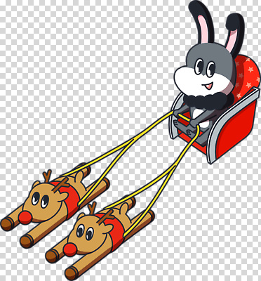 계절 기념일 감정 컨셉 포유류 관계 반려동물 파일형식 토끼 순록 썰매 겨울 장면 귀여움 동물 행복 어드벤처 가족 즐거움 놀이 크리스마스 동화 편집이미지 PNG