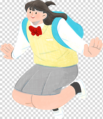 편집이미지 학생 배낭 학교 넥타이 친구 학습 청춘 운동 소풍 노란색 점프 조끼 즐거움 활기 PNG 잡화 교육 감정 컬러 컨셉 가방 관계 모션 건강 야외활동 외투 파일형식 상의 옷