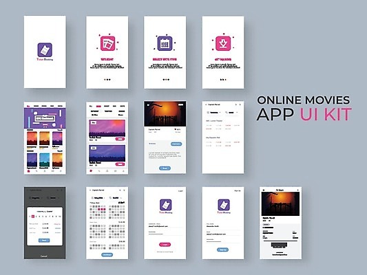 EPS 해외이미지 템플릿 인터넷 일러스트 비즈니스 모바일 사람없음 스마트폰 세트 디지털 스크린 정보 티켓 어플리케이션 극장 필름 영화 페이지 온라인 예약 UI 계좌 구독 로그인 마케팅 소셜미디어 소프트웨어 인터페이스 해외202004 해외일러스트 문화예술 금융 핸드폰 스마트기기 파일형식 벡터