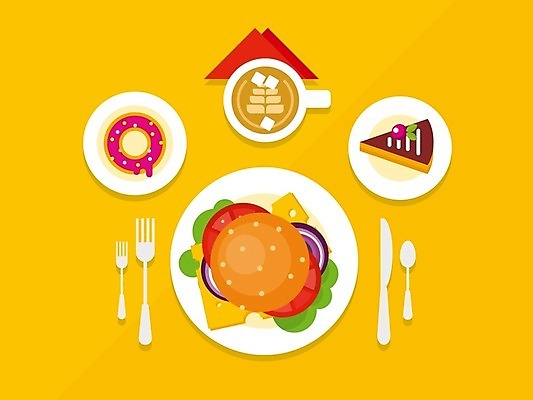 EPS 해외이미지 그릇 접시 디자인 커피 음료 음식 조각 백그라운드 포크 컨셉 토마토 일러스트 탁자 양파 디저트 치즈 샌드위치 육류 그림자 사람없음 컵 세트 노란색 케이크 식당 숟가락 식사 저녁식사 웹 카페 햄버거 체리 플랫 칼 도넛 아침식사 상추 설탕 크림 속도 냅킨 점심식사 라떼 해외202004 해외일러스트 식기 컬러 가구 인터넷 채소 과일 식재료 유제품 패스트푸드 수저 상점 파일형식 벡터 생활용품 인스턴트 오브젝트