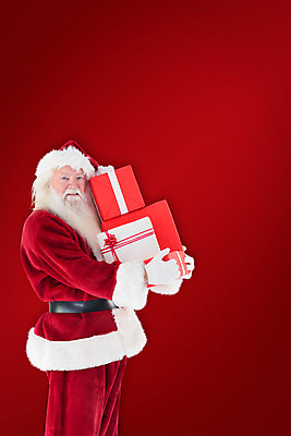 포토 JPG 해외이미지 노년 남자 크리스마스 한명 들기 상반신 옆모습 빨간색 선물상자 산타클로스 노인남자한명만 해외202004 해외포토 1 기념일 뷰포인트 컬러 모션 선물 사람 성인 상자 남자한명만 노인남자만 파일형식