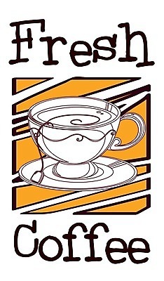 EPS 해외이미지 클립아트 접시 디자인 커피 음료 백그라운드 일러스트 간판 미술 사람없음 컵 라벨 머그컵 흰색 스케치 메뉴 그림 특별함 해외202004 해외일러스트 식기 컬러 컨셉 문화예술 프레임 파일형식 벡터