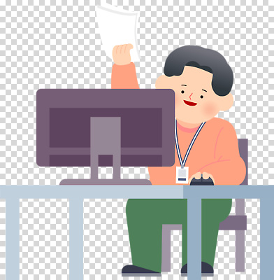 감정 가구 컨셉 비즈니스 사람 전자제품 작업 파일형식 사무실 직원 컴퓨터 기쁨 종이 업무 축하 남자 성공 스크린 의자 편집이미지 PNG