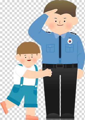 편집이미지 남자 어린이 유니폼 관계 모션 협력 웃음 일상 친구 경찰 신호 PNG 직업 옷 표정 사람 라이프 파일형식 생활