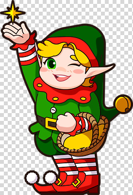 기념일 감정 컬러 컨셉 모션 표정 사람 파일형식 요정 장난감 웃음 옷 초록색 빨간색 행복 축제 어린이 환상 캐릭터 귀여움 크리스마스 손짓 선물 편집이미지 PNG