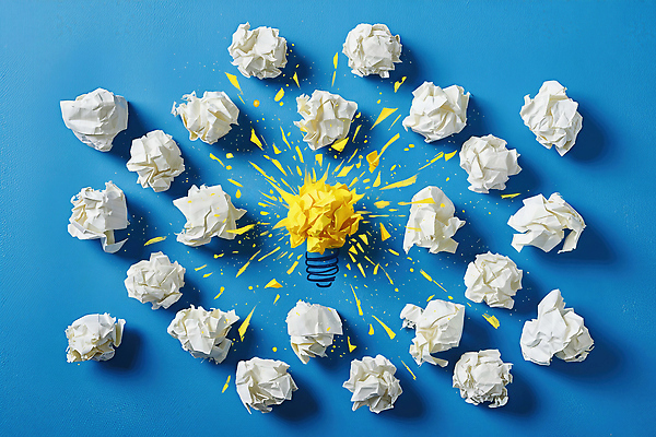 JPG 편집이미지 디자인 감정 종이 예술 상징 컬러 전구 아이디어 혁명 발상 영감 창의성 창작 브레인스토밍 이미지편집 컨셉 파일형식