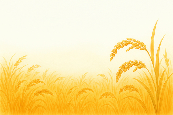 식물 직업 계절 산업 컬러 컨셉 농업 곡류 태양 생태계 파일형식 벼 농장 수확 평화 자연 햇빛 여름 논 농부 풍경 날씨 환경 고요 차분 줄기 금색 풍요 국내일러스트 일러스트 JPG