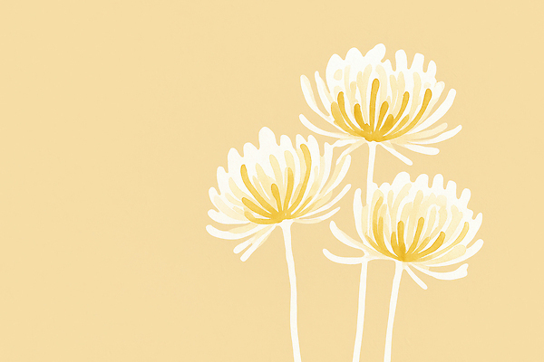 JPG 식물 디자인 꽃 예술 컬러 백그라운드 일러스트 자연 생명 노란색 평화 흰색 순수 부드러움 조화 만개 뷰티풀 생동감 정물화 국내일러스트 AI일러스트 AI콘텐츠 컨셉 감각 그림 생태계 파일형식