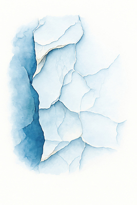 JPG 모양 바다 조각 일러스트 자연 풍경 여름 파란색 빛 환경 얼음 흰색 차가움 시원함 질감 천연 조화 국내일러스트 AI일러스트 AI콘텐츠 자연요소 계절 컬러 생태계 파일형식