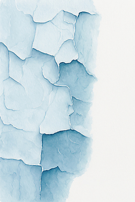 JPG 디자인 감정 예술 컬러 일러스트 자연 추상 수채화 벽면 미술 장식 파란색 공간 흰색 표현 감각 질감 캔버스 조화 국내일러스트 AI일러스트 AI콘텐츠 벽 무늬 문화예술 생태계 파일형식