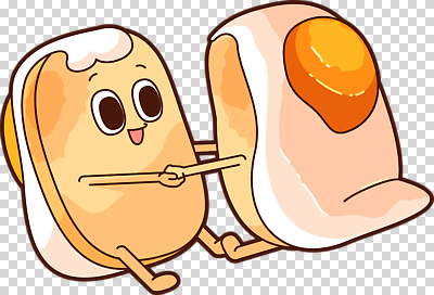 편집이미지 캐릭터 음식 컬러 모션 놀이 웃음 친구 귀여움 계란 표현 즐거움 토스트 PNG 감정 빵 컨셉 관계 표정 알 파일형식