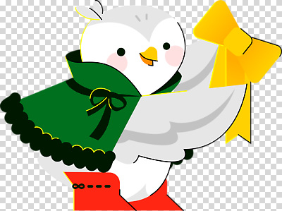 나무 동물 편집이미지 행복 크리스마스 조류 선물 장식 귀여움 축제 즐거움 PNG 식물 기념일 감정 컨셉 파일형식