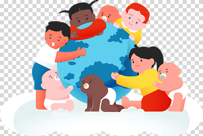 편집이미지 행복 지구 어린이 상징 놀이 사랑 여러명 세계 환경 다양 모임 그림 PNG 보살핌 감정 다수 사람 파일형식