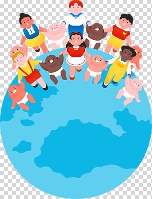 편집이미지 행복 지구 어린이 친구 손잡기 다양 그룹 즐거움 화합 PNG 국제 놀기 동심 감정 다수 관계 모션 사람 파일형식