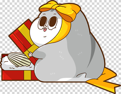 동물 편집이미지 캐릭터 행복 감정 리본 컬러 포장 선물 웃음 상자 귀여움 즐거움 PNG 설렘 컨셉 표정 파일형식