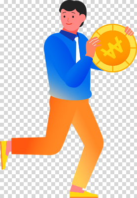비즈니스 모션 사람 경제 황금 파일형식 남자 달리기 금화 주머니 상징 투자 금융 컬러 유행 캐릭터 표현 편집이미지 PNG