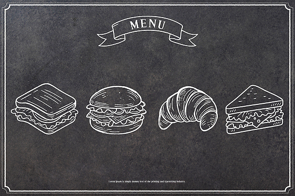 음료 한식 음식 일러스트 디저트 서양음식 샌드위치 요리 레스토랑 식사 카페 햄버거 크루아상 메뉴 국수 점심 간편조리식품 국내일러스트 AI파일 빵 패스트푸드 상점 식당 면류 파일형식 벡터