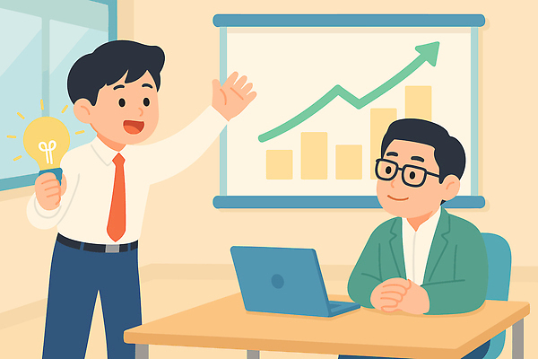 감정 컨셉 비즈니스 사람 전자제품 파일형식 벡터 회의 발표 아이디어 남자 컴퓨터 그래프 성장 협력 사무실 전략 창의력 소통 경영 자료 프레젠테이션 성공 열정 국내일러스트 AI파일 일러스트