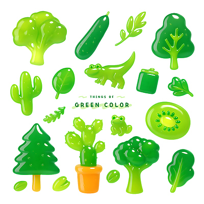 PSD 나무 식물 편집이미지 캐릭터 디자인 곤충 자연 오이 선인장 장식 초록색 미니어처 브로콜리 악어 편집3D 동물 컬러 채소 파충류 3D 모형 생태계 파일형식