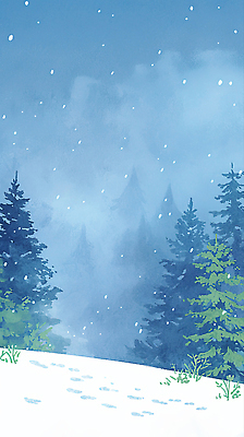 주간 식물 계절 길 컨셉 눈_날씨 생태계 파일형식 겨울 숲 풍경 고요 나무 자연 아침 뷰티풀 하늘 날씨 눈송이 산 눈길 조화 생명 신비 국내일러스트 JPG 일러스트