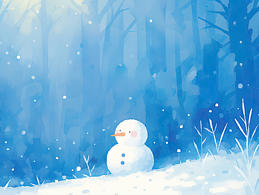 계절 기념일 감정 컨셉 겨울 눈_날씨 풍경 생태계 파일형식 눈사람 숲 고요 자연 흰눈 겨울풍경 크리스마스 행복 평화 세계 컬러 하늘 국내일러스트 JPG 일러스트