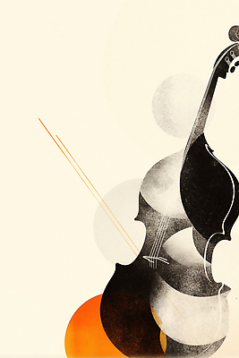 JPG 모양 디자인 예술 선 악기 음악 컬러 일러스트 미술 원형 배열 바이올린 모던 활 그림 감성 조화 창의성 스타일 국내일러스트 AI일러스트 AI콘텐츠 도형 컨셉 현악기 문화예술 파일형식