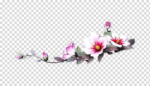 식물 편집이미지 디자인 꽃 분홍색 백그라운드 잎 자연 수채화 미술 풍경 장식 정원 PNG 벡터 컬러 문화예술 생태계 파일형식