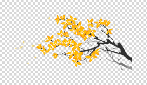 나무 식물 편집이미지 꽃잎 꽃 화초 잎 자연 생명 햇빛 노란색 봄 PNG 만개 생동감 계절 컬러 태양 생태계 파일형식