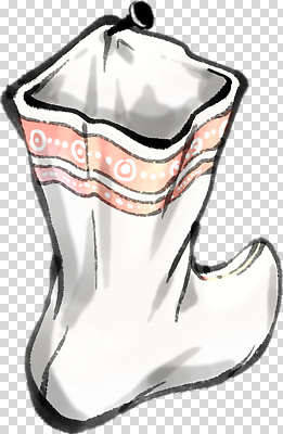 편집이미지 디자인 분홍색 크리스마스 겨울 양말 따뜻함 선물 장식 축제 흰색 주름 오브젝트 PNG 핸드메이드 계절 기념일 컬러 파일형식