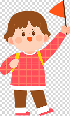 편집이미지 어린이 배낭 학교 모션 수업 표정 빨간색 소풍 깃발 즐거움 체육대회 PNG 교육 감정 컬러 가방 사람 야외활동 체육 대회 파일형식 잡화