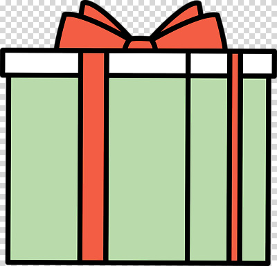 편집이미지 디자인 기념일 행복 리본 포장 선물 이벤트 빨간색 초록색 상자 축제 기쁨 축하 PNG 감정 컬러 컨셉 파일형식