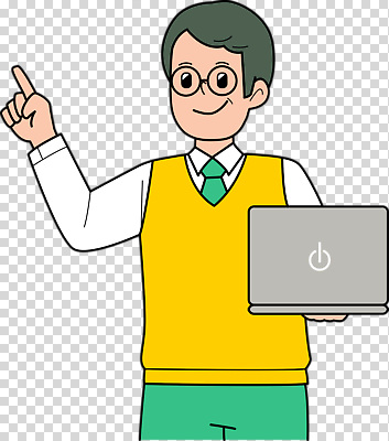 직업 손 교육 아시아 사람 전자제품 외투 상처 파일형식 강사 온라인 강의 남자 노트북 조끼 한국 손가락 준비 기술 화상 수업 발표 학생 편집이미지 PNG