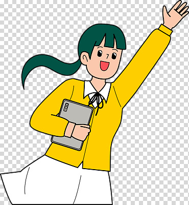 교육 감정 컨셉 관계 모션 전자제품 스마트기기 파일형식 학생 학교 기술 태블릿 기쁨 소통 손흔들기 친구 즐거움 학습 편집이미지 PNG