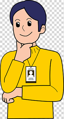 미술 사람 신체부위 증명서 파일형식 남자 기도 신분증 캐릭터 표정 상반신 생각 손 턱 디자인 드로잉 스타일 편집이미지 PNG