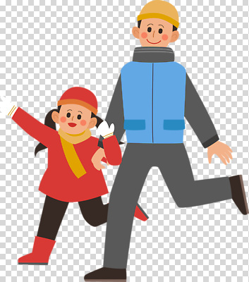 계절 감정 가족 관계 모션 표정 파일형식 겨울 아빠 딸 웃음 즐거움 달리기 외출 놀이 행복 사랑 장면 편집이미지 PNG