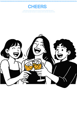 여자 기념일 행복 음료 일러스트 대화 웃음 친구 파티 우정 기쁨 모임 만남 축하 칵테일 분위기 음주 즐거움 건배 연회 국내일러스트 AI파일 감정 컨셉 관계 주류 표정 말하기 사람 이벤트 잔치 파일형식 벡터