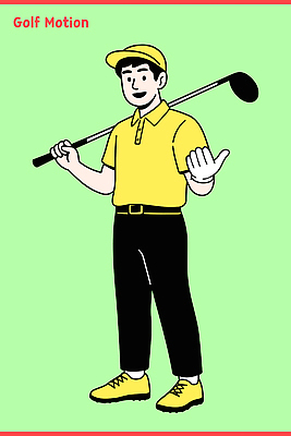 남자 스포츠 포즈 신발 셔츠 골프 일러스트 모션 필드 기술 웃음 취미 초록색 운동 노란색 스윙 연습 즐거움 클럽 국내일러스트 AI파일 감정 컬러 상의 표정 건강 사람 구기 파일형식 벡터