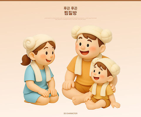 PSD 편집이미지 행복 어린이 가족 모션 놀이 3D캐릭터 따뜻함 대화 사랑 웃음 일상 부모 시간 추억 순간 양머리 찜질방 편집3D 캐릭터 감정 컨셉 관계 표정 말하기 사람 라이프 3D 파일형식