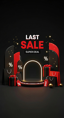 JPG 편집이미지 선물 이벤트 장식 빛 쇼핑 상자 세일 고객 아치 마지막 마케팅 프로모션 이미지편집 AI컴퓨터그래픽 AI콘텐츠 파일형식