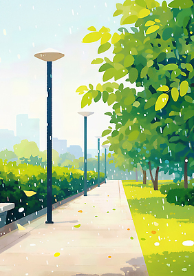 주간 자연요소 식물 계절 공공시설 감정 길 컨셉 날씨 태양 생태계 파일형식 공원 산책로 나무 햇빛 평화 풍경 잔디 자연 생명 여유 아침 오후 여름 꽃 휴식 소리 바람 신선 국내일러스트 일러스트 JPG