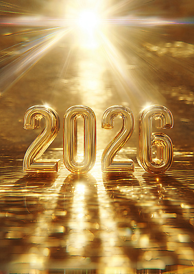 편집이미지 문자 감정 컨셉 모션 연도 파일형식 2026년 숫자 반짝임 새해 희망 시작 축하 빛 백그라운드 기쁨 미래 발전 이벤트 JPG 이미지편집 황금