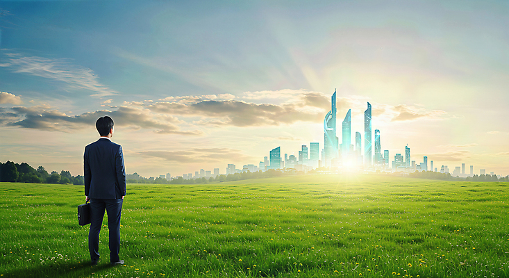 JPG 편집이미지 자연 미래 풍경 초원 일상 파란색 햇빛 희망 꿈 도시 비즈니스맨 스카이라인 클라우드서비스 혁명 의료성형뷰티 이미지편집 AI컴퓨터그래픽 AI콘텐츠 남자 감정 컬러 컨셉 비즈니스 라이프 태양 직장인 서비스 생태계 파일형식