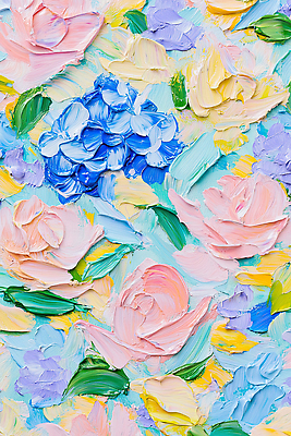 JPG 편집이미지 꽃잎 꽃 예술 분홍색 백그라운드 자연 수채화 장식 파란색 봄 그림 화사함 조화 색감 편집실사 식물 계절 컬러 컨셉 CG 생태계 파일형식