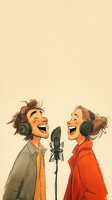 감정 음악 음향기기 컨셉 관계 모션 문화예술 표정 파일형식 노래 친구 마이크 스튜디오 헤드폰 웃음 즐거움 유대감 표현 성격 소통 여유 순간 그림 캐릭터 어울림 국내일러스트 일러스트 JPG