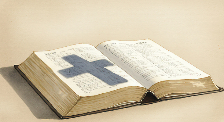 JPG 기독교 종교 상징 십자가 일러스트 그림자 책 교회 믿음 성경 기도 예배 복음 신앙생활 국내일러스트 감정 종교용품 종교건축 건물 파일형식